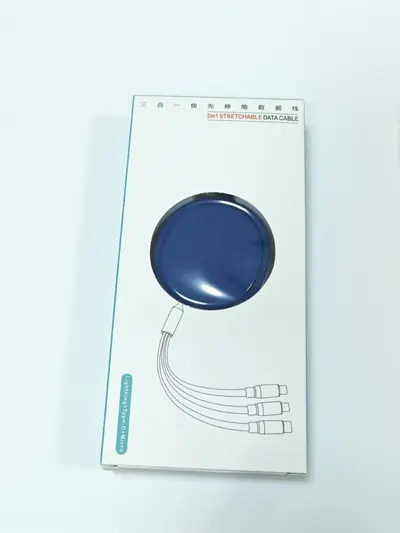 Fabrika Toptan 3'ü 1 Arada 100W Hızlı Şarj Teleskopik Veri Kablosu Üçlü Şarj Kablosu Hediye Reklam Promosyonu Logo - 9
