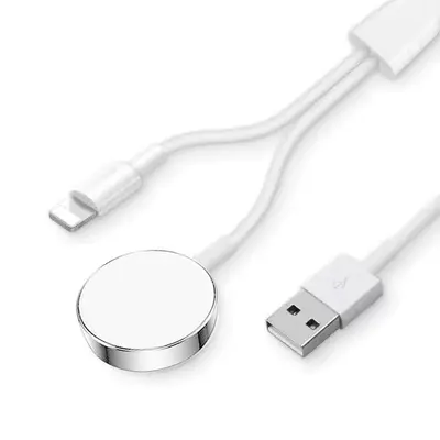 3 in 1 Apple Watch Kablosuz Şarj Cihazı Manyetik Emme Üçlü iwatch8 Manyetik Şarj Kablosu Hızlı Şarj Uyumlu - 12