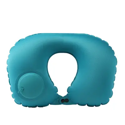 Inflatable U-Shaped Travel Pillow Portable Airplane Neck Pillow