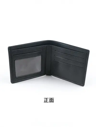 Men's Leather Wallet with Passport Holder, Coin Pocket and Multi-Card Slots - 1