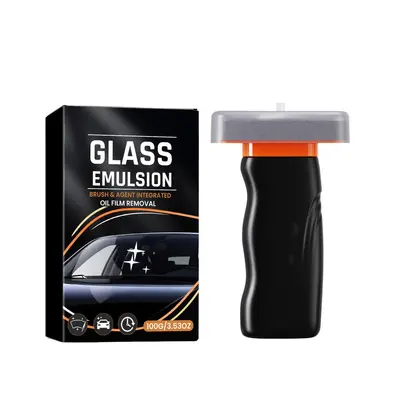 Portable Car Glass Oil Film Cleaning Brush