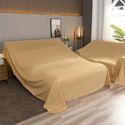Furniture dust cover dust-proof fabric bed sheet wardrobe cover home decoration cover elastic modern simple - 13