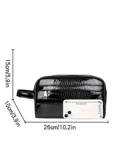SH199 Men's Clutch Bag, Multifunctional Large Capacity Underarm Bag - 6