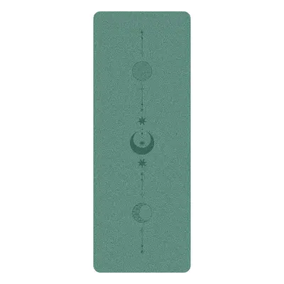 Natural Rubber Yoga Mat with PU Coir Surface, Non-Slip, 6mm - 12