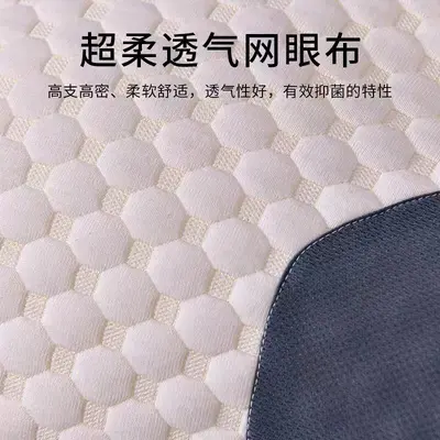枕头SPA蜂窝按摩枕3D双拼针织棉护颈枕芯男家用不塌陷颈椎枕批发 - 3