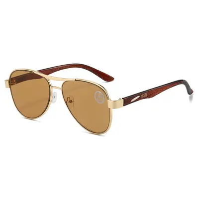 Men's Crystal Glass Sunglasses for Driving, Plain Lens - 8