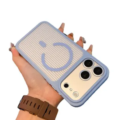 Magnetic Corrugated Frosted Matte Shockproof Case for iPhone 18 Pro Max