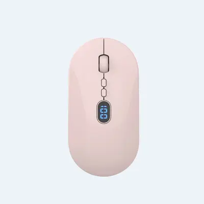 Sınır ötesi yeni kablosuz Bluetooth mouse, şarj edilebilir, sessiz, güç göstergeli, kızlar, iş, bilgisayar ve ofis kullanımı için uygun. - 9