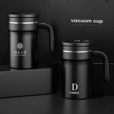 Smart 316 Stainless Steel Insulated Mug with Temperature Display and Filter - 1