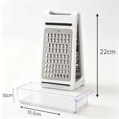 Cheese grater, dual-sided vegetable shredder - 7