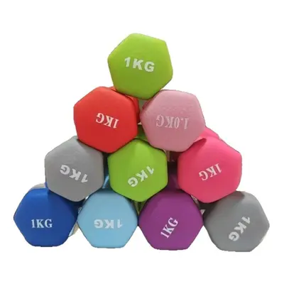 Erkekler ve kadınlar için evde fitness yoga sporları için tam set plastik kaplı dambıl küçük dambıllar saf demir katı dökme demir dambıl seti - 6