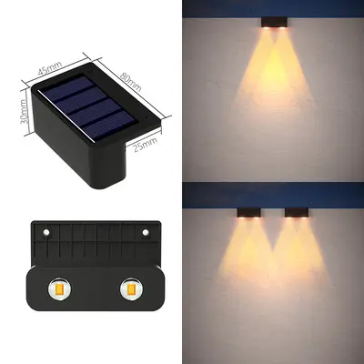 Solar Outdoor Step Light for Garden and Staircase - 12