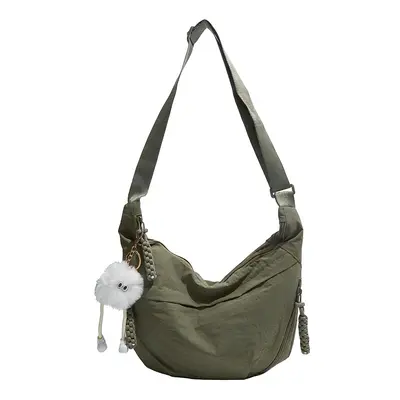 Damen Nylon Crossbody Handytasche, vielseitige Dumpling-Form - 9