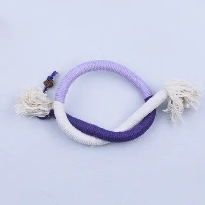 Cat Chew Rope and Teaser Wand Set, Teeth Cleaning, Durable Cat Toy - 7