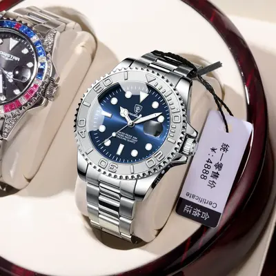 Men's quartz watch, waterproof - 8