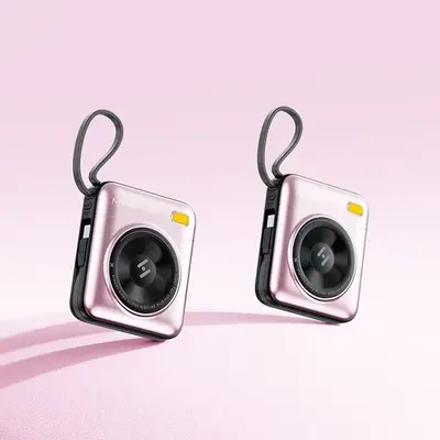 Yeni Ulusal Standart 3C Sertifikası 22.5W Süper Hızlı Şarj Kamerası Şarj Cihazı 20000mAh Dahili Çift Kablolu Taşınabilir Güç Kaynağı - 9