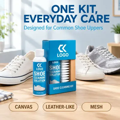White Shoe Cleaning Kit, Waterless Dry Cleaning - 3