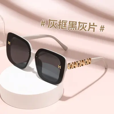 Leichte Luxus-Sonnenbrille mit Polarisierung, modischer großer Rahmen, vielseitige Sonnenbrille, grenzüberschreitende Brille, Anti-UV, hochwertige Sonnenbrille - 9