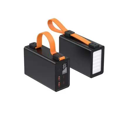Aluminium-Legierung Powerbank 40000mAh mit PD-Schnellladung bidirektional Langlebig Schüler Outdoor Mobile Stromversorgung