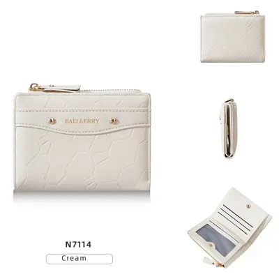 Baellerry Women's Short Wallet, Zipper Coin Pocket, Multi-Card Slots - 12