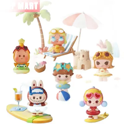 Mini Figure Blind Box, Island Vacation Series Collectible Toy