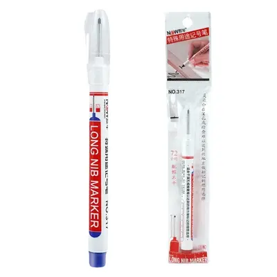 Long-Tip 20mm Marker Pen for Woodworking and Tile, Quick-Dry Oil-Based
