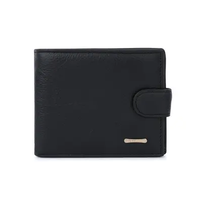 Men's Genuine Leather Short Wallet with Coin Pocket, Gift Box - 10