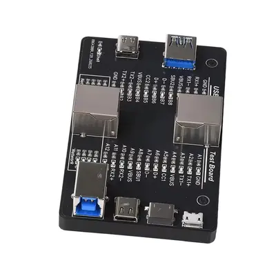 多功能数据线测试仪USB3.0数据线检测TypeC检测板安卓苹果快充线