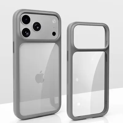 iPhone 18 Pro Max için AI tuşlu şeffaf manyetik telefon kılıfı - 10