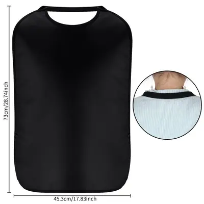 Grenzüberschreitendes einschichtiges wasserdichtes elastisches Träger-Erwachsenenschürze, Küchenschürze für Senioren und Menschen mit Behinderungen, Essenskrümel-Sammelweste