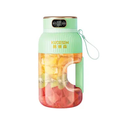 USB şarjlı taşınabilir meyve sıkacağı 1200ml, buz kırıcılı - 6