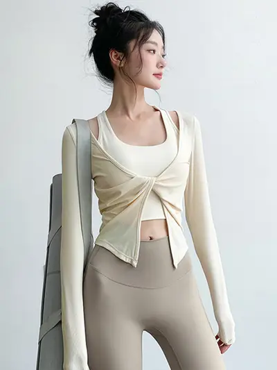 Damen-Yogaset Herbst, Langarm, Modell 2025 - 5