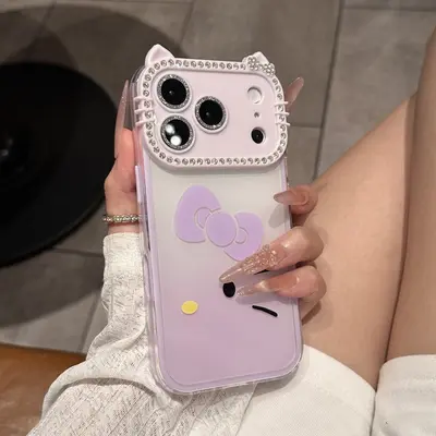 iPhone 17 Pro Max / 16 Pro / 15 Katzenohren Ombre Farbverlauf - 7