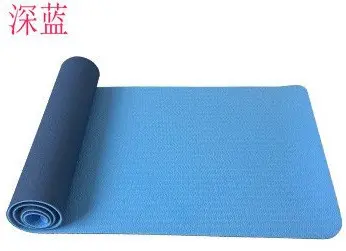 TPE Yogamatte, 6mm, Anfänger, zweifarbig