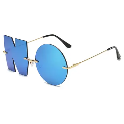 Men's and Women's Polarized Rimless Sunglasses with UV Protection - 2