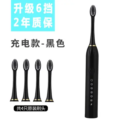 Electric Toothbrush Heads with 6-Mode USB Rechargeable Water Flosser - 9