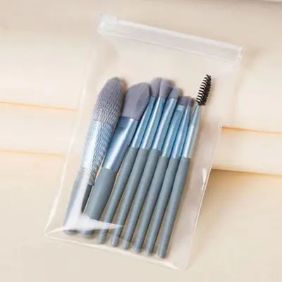 Mini 8'li Macaron Yumuşak Kıllı Makyaj Fırçası Seti, Taşınabilir Başlangıç Seviyesi - 9