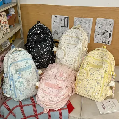 Large-Capacity Women's Backpack for High School Students, Casual Commuter Schoolbag - 5