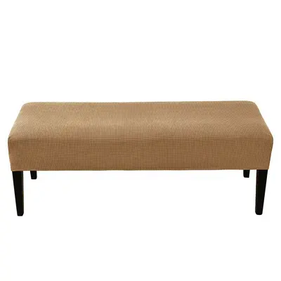 Cross-border Scandinavian corn velvet elastic counter cover home hotel piano counter dust cover bedside table cover - 11