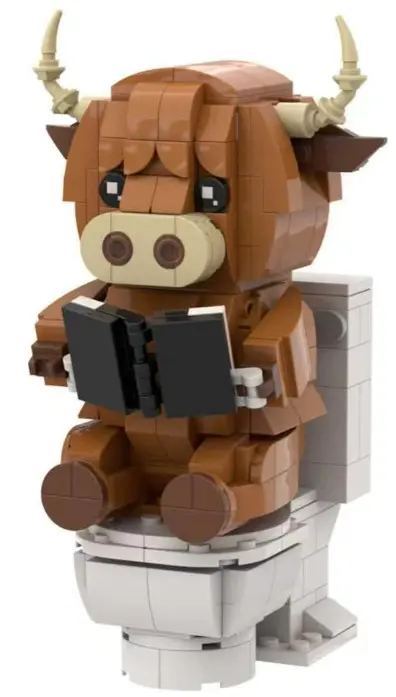Highland Cow Building Block Set, Multiple Designs Desktop Ornament - 9
