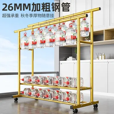 Freestanding Double-Pole Clothes Drying Rack, Extra Thick, 25 mm Tube