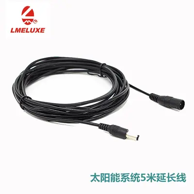 12VDC Extension Cable, 5 Meters, DC5.5*2.1 for Solar Street Lights - 1