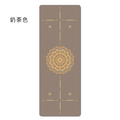 PU Yogamatte Naturkautschuk mattiert Kokosfaser rutschfest Profi - 10