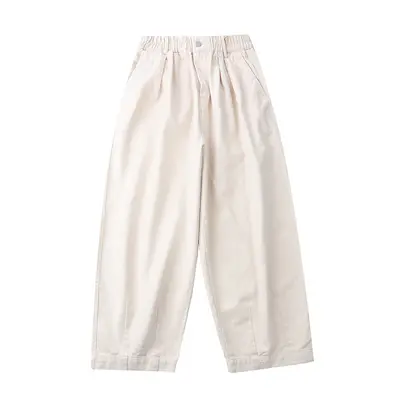 OREETA丨Japon Tarzı Bol Paça Pantolon Kadın Gevşek Spor Street Dance Pantolon Siyah Marka Bol Paça Rahat Pantolon Erkek