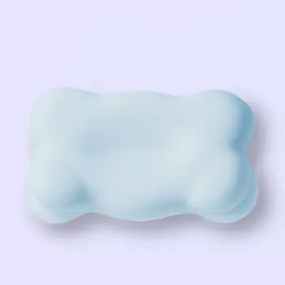 Cloud-shaped memory foam pillow with neck support - 13