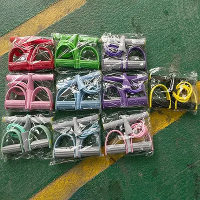 Tragbarer sechsseiliger Fußpedal-Expander