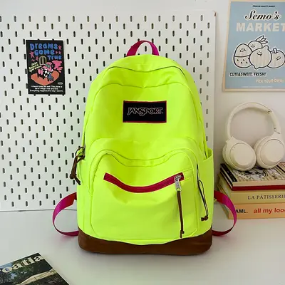 New style backpack, new casual style for men and women, travel computer bag for middle school students, stylish student school bag, fashionable. - 9