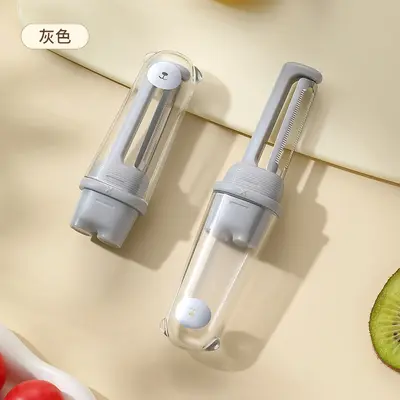 便携收纳式削皮刀多功能果蔬刮皮器迷你便携易收纳削皮刀 - 8