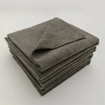300 GSM Microfiber Car Drying and Polishing Towel, Heat-Cut Edge - 9