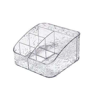 Acryl Kosmetik-Aufbewahrungsbox mit Wasserwellen-Muster - 5
